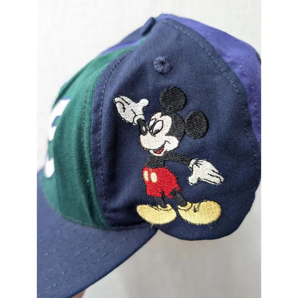 Vintage Disneyland Walt Disney Mickey Mouse Baseball Cap One Size 90's Snap Back